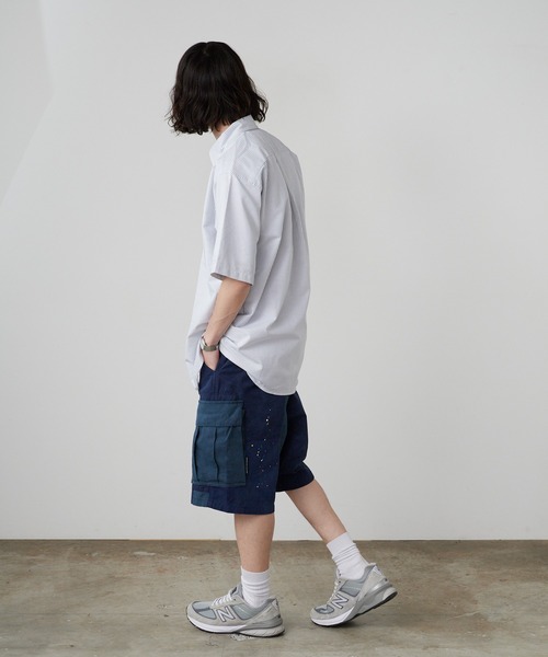 Liberaiders(リベレイダース)の「Liberaiders/リベレイダース PATCHWORK BDU SHORTS パッチワークBDUショーツ ハーフパンツ 切り替えデザイン 2026年 夏 夏服(カーゴパンツ・メンズ・ネイビー/オリーブ・32inch/30inch/34inch)」の21枚目の写真