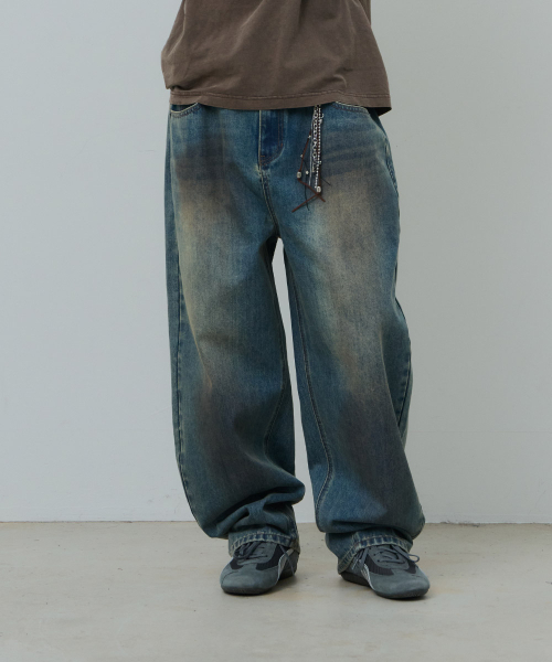 DESIRED(デシレッド)の「ウォッシングバルーンデニムパンツ-FASK2302B0D(デニムパンツ・レディース・ブルー・MEDIUM/LARGE/X-LARGE)」の5枚目の写真