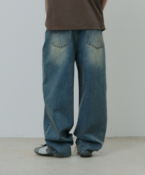 DESIRED(デシレッド)の「ウォッシングバルーンデニムパンツ-FASK2302B0D(デニムパンツ・レディース・ブルー・MEDIUM/LARGE/X-LARGE)」の6枚目の写真
