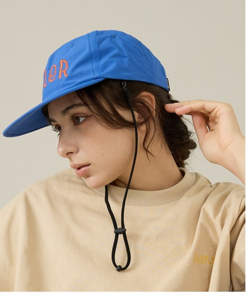 POLeR(ポーラー)の「【POLeR/ポーラー】LONG BILL DRAW CORD FLOPPY CAP / ロングビル フロッピー ドローコード キャップ / 261MCV0029(キャップ・メンズ・ブルー/グリーン/ブラック・フリー)」の4枚目の写真