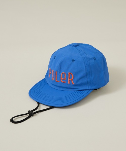 POLeR(ポーラー)の「【POLeR/ポーラー】LONG BILL DRAW CORD FLOPPY CAP / ロングビル フロッピー ドローコード キャップ / 261MCV0029(キャップ・メンズ・ブルー/グリーン/ブラック・フリー)」の12枚目の写真