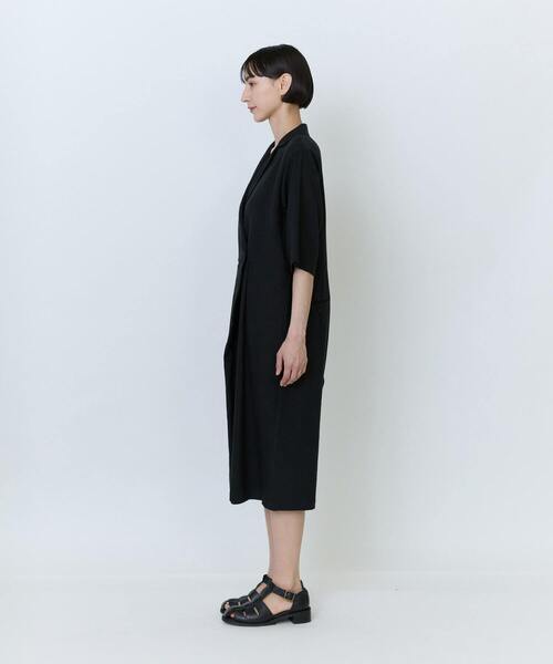LOISIR（ロワズィール）の「テンセルコットンリネンオールインワン（つなぎ/オールインワン・レディース・ベージュ/ブラック・FREE）」の13枚目の写真