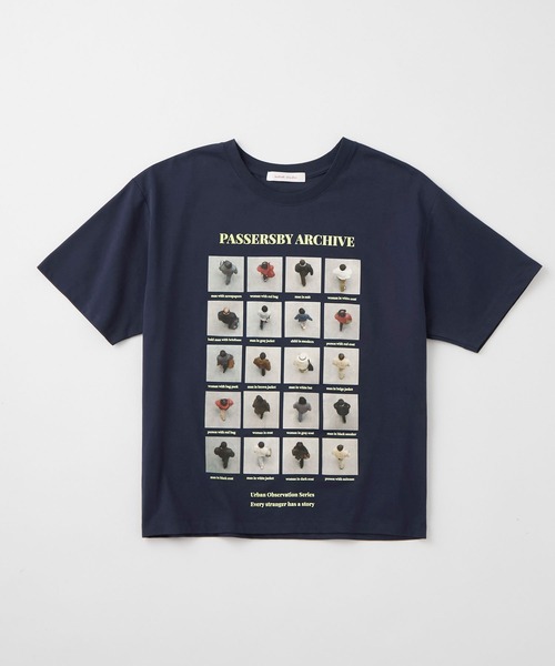 sobak studio(ソバクスタジオ)の「グラフィックTシャツ / Graphic Tee(Tシャツ/カットソー・レディース・ネイビー/ホワイト・FREE)」の15枚目の写真