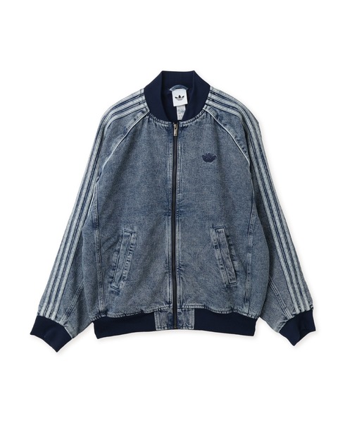 adidas(アディダス)の「adidas SST TRACK TOP / アディダス SST トラックトップ(デニムジャケット・メンズ・ライトインディゴブルー・L/M/S/3XL/XXL/XL)」の3枚目の写真