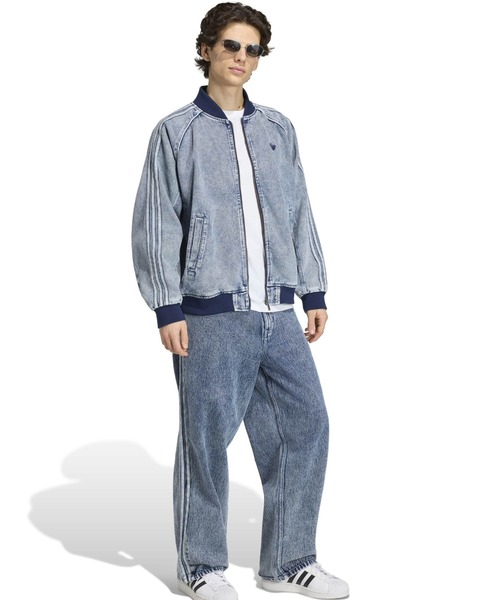 adidas(アディダス)の「adidas SST TRACK TOP / アディダス SST トラックトップ(デニムジャケット・メンズ・ライトインディゴブルー・L/M/S/3XL/XXL/XL)」の13枚目の写真