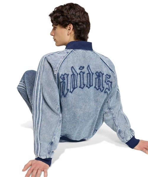adidas(アディダス)の「adidas SST TRACK TOP / アディダス SST トラックトップ(デニムジャケット・メンズ・ライトインディゴブルー・L/M/S/3XL/XXL/XL)」の12枚目の写真