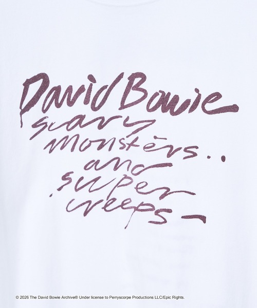 GOOD ROCK SPEED(グッドロックスピード)の「【NOMINE】【GOOD ROCK SPEED】DAVID BOWIE SOUND AND VISION 別注 半袖 Tシャツ(Tシャツ/カットソー・レディース・チャコールグレー/ホワイト・L/M)」の15枚目の写真
