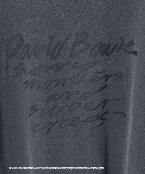 GOOD ROCK SPEED(グッドロックスピード)の「【NOMINE】【GOOD ROCK SPEED】DAVID BOWIE SOUND AND VISION 別注 半袖 Tシャツ(Tシャツ/カットソー・レディース・チャコールグレー/ホワイト・L/M)」の17枚目の写真