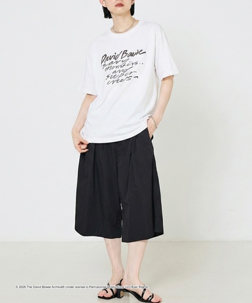 GOOD ROCK SPEED(グッドロックスピード)の「【NOMINE】【GOOD ROCK SPEED】DAVID BOWIE SOUND AND VISION 別注 半袖 Tシャツ(Tシャツ/カットソー・レディース・チャコールグレー/ホワイト・L/M)」の3枚目の写真