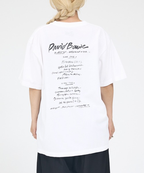 GOOD ROCK SPEED(グッドロックスピード)の「【NOMINE】【GOOD ROCK SPEED】DAVID BOWIE SOUND AND VISION 別注 半袖 Tシャツ(Tシャツ/カットソー・レディース・チャコールグレー/ホワイト・L/M)」の14枚目の写真