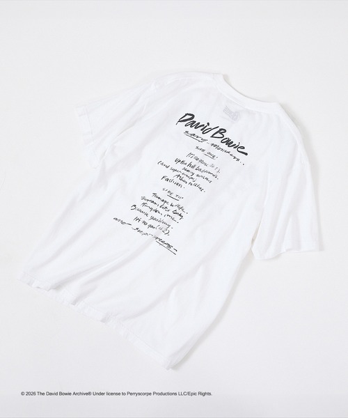 GOOD ROCK SPEED(グッドロックスピード)の「【NOMINE】【GOOD ROCK SPEED】DAVID BOWIE SOUND AND VISION 別注 半袖 Tシャツ(Tシャツ/カットソー・レディース・チャコールグレー/ホワイト・L/M)」の7枚目の写真