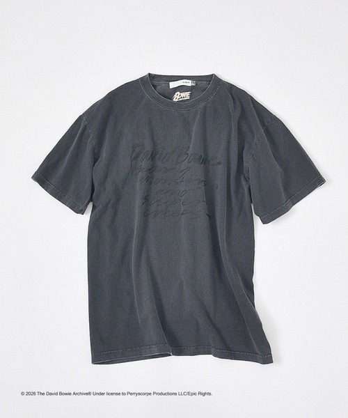 GOOD ROCK SPEED(グッドロックスピード)の「【NOMINE】【GOOD ROCK SPEED】DAVID BOWIE SOUND AND VISION 別注 半袖 Tシャツ(Tシャツ/カットソー・レディース・チャコールグレー/ホワイト・L/M)」の9枚目の写真
