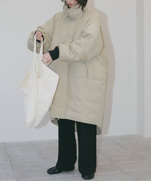 TODAYFUL（トゥデイフル）の「【TODAYFUL/トゥデイフル】Monster Down Coat/モンスターダウンコート（ダウンジャケット/コート・レディース・ブラウン/オリーブ/ブラック・36/38）」の6枚目の写真