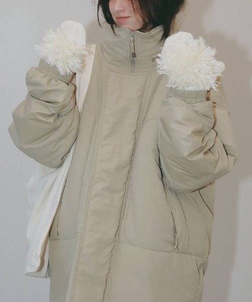 TODAYFUL（トゥデイフル）の「【TODAYFUL/トゥデイフル】Monster Down Coat/モンスターダウンコート（ダウンジャケット/コート・レディース・ブラウン/オリーブ/ブラック・36/38）」の7枚目の写真