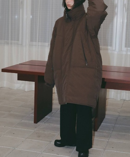 TODAYFUL（トゥデイフル）の「【TODAYFUL/トゥデイフル】Monster Down Coat/モンスターダウンコート（ダウンジャケット/コート・レディース・ブラウン/オリーブ/ブラック・36/38）」の10枚目の写真