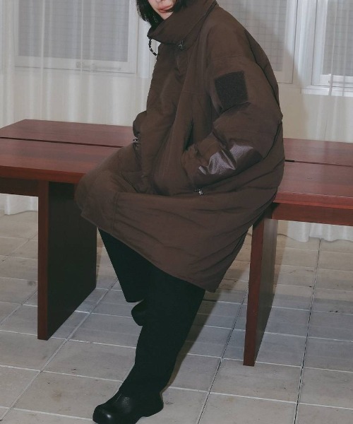 TODAYFUL（トゥデイフル）の「【TODAYFUL/トゥデイフル】Monster Down Coat/モンスターダウンコート（ダウンジャケット/コート・レディース・ブラウン/オリーブ/ブラック・36/38）」の11枚目の写真