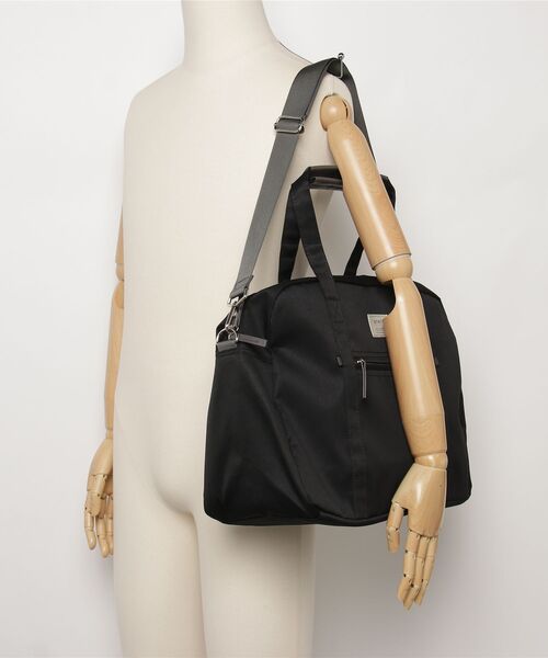 anello GRANDE(アネログランデ)の「"02"≪anello GRANDE≫motte/モッテ 5ポケット/25L 2WAY ボストンバッグ(ボストンバッグ・レディース・ブラック/ブルーグレー/グレー・ONE SIZE)」の9枚目の写真