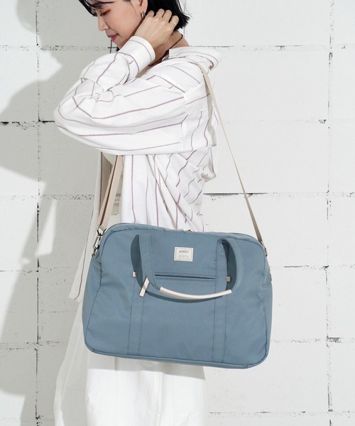 anello GRANDE(アネログランデ)の「"02"≪anello GRANDE≫motte/モッテ 5ポケット/25L 2WAY ボストンバッグ(ボストンバッグ・レディース・ブラック/ブルーグレー/グレー・ONE SIZE)」の19枚目の写真