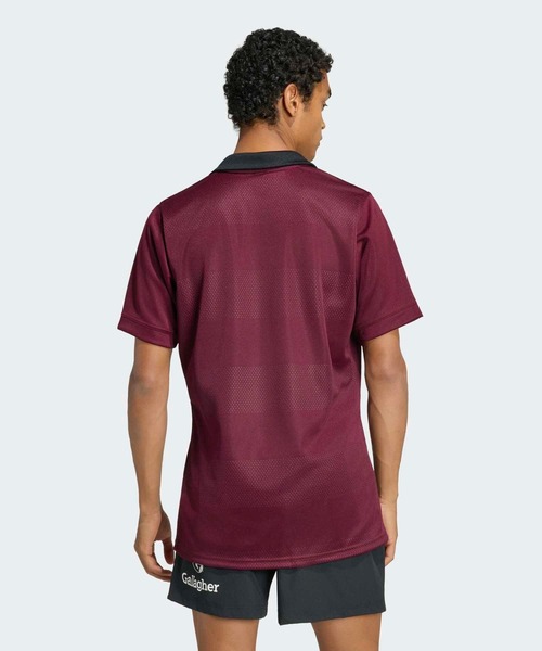 adidas（アディダス）の「オールブラックス トレーニング ジャージ / アディダス adidas（Tシャツ/カットソー・メンズ・レッド・X-LARGE/SMALL/MEDIUM/LARGE/3XL/XX-LARGE）」の2枚目の写真