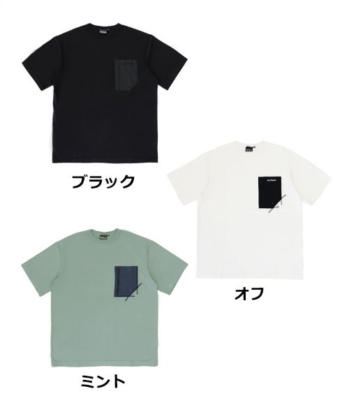 STYLISE（スタイライズ）の「【WILD THINGS】ROUND BODY CAMP POCKET TEE (ラウンドボディー キャンプポケットティー) / 3カラー [WT26050KB]（Tシャツ/カットソー・メンズ・ホワイト/ブラック/グリーン・L/M）」の5枚目の写真