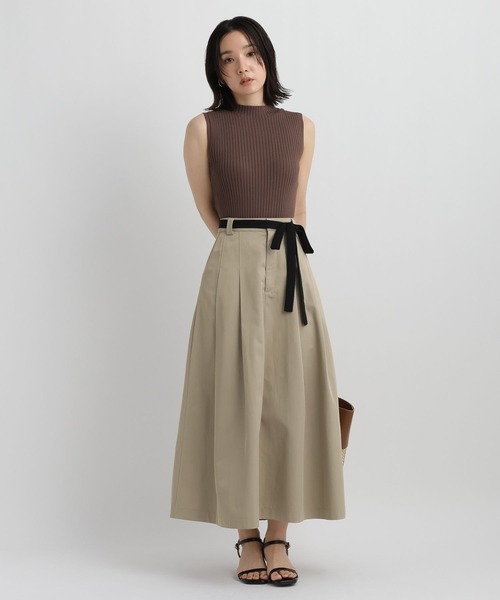 Andemiu(アンデミュウ)の「チノフレアスカート859567(スカート・レディース・ベージュ/モカ・MEDIUM/SMALL)」の21枚目の写真
