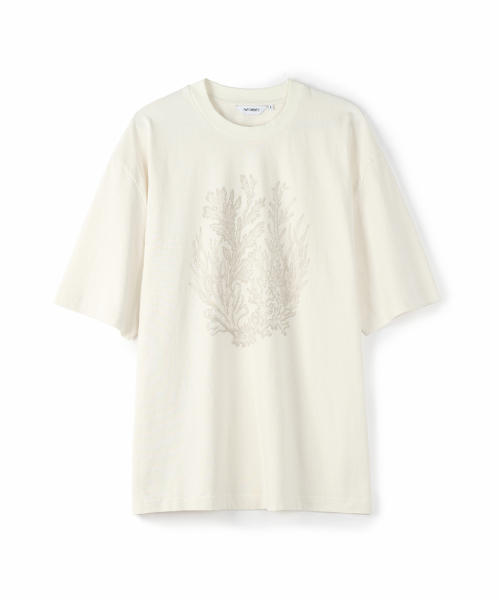 PARTIMENTO(パルティメント)の「ボタニカルスケッチTアイボリー(Tシャツ/カットソー・メンズ・その他・LARGE/MEDIUM)」の1枚目の写真