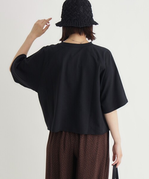 HONEYSUCKLE ROSE（ハニーサックルローズ）の「【スウェッティ】カレッジロゴプルオーバー（Tシャツ/カットソー・レディース・ライトパープル/ブラック系/ホワイト系3・03/05/04）」の16枚目の写真