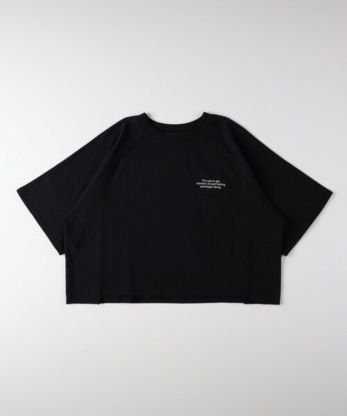 HONEYSUCKLE ROSE（ハニーサックルローズ）の「【スウェッティ】カレッジロゴプルオーバー（Tシャツ/カットソー・レディース・ライトパープル/ブラック系/ホワイト系3・03/05/04）」の20枚目の写真