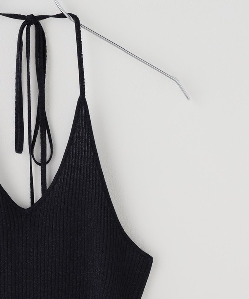 Knuth Marf(クヌースマーフ)の「Knuth Marf / クヌースマーフ knit halter bustier(ベスト・レディース・ブラウン/ネイビー・FREE)」の20枚目の写真