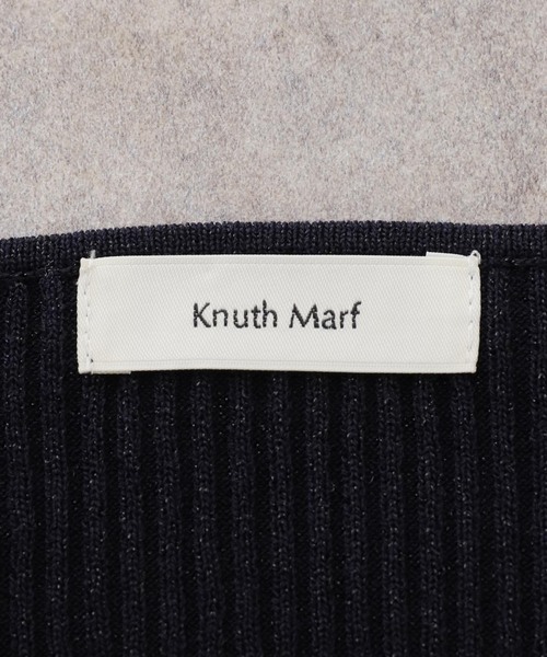 Knuth Marf(クヌースマーフ)の「Knuth Marf / クヌースマーフ knit halter bustier(ベスト・レディース・ブラウン/ネイビー・FREE)」の22枚目の写真