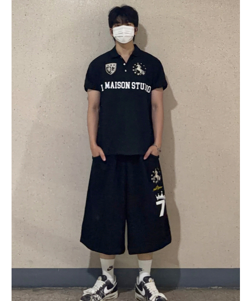 FABULOUS ARCHIVE(ファビュラスアーカイブ)の「STAR HORSE BERMUDA SHORTS BLACK(FCG2PT817M)(その他パンツ・レディース・ブラック・MEDIUM/LARGE)」の1枚目の写真