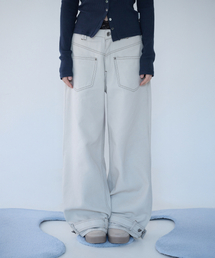 BELTED POCKET COTTON PT SAND RAW