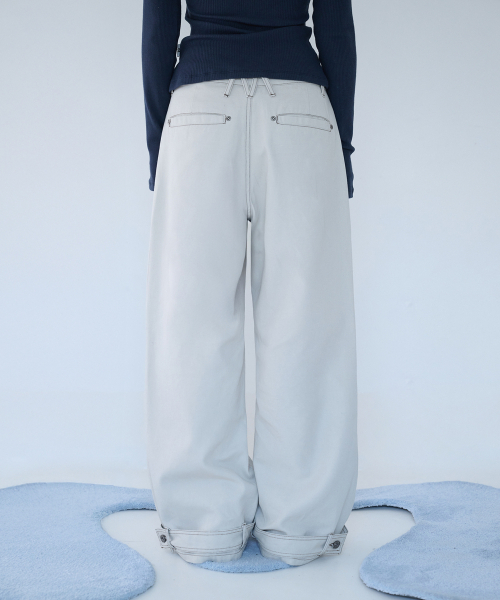 MIRECO(ミレコ)の「BELTED POCKET COTTON PT SAND RAW(その他パンツ・レディース・その他・1/2/3)」の2枚目の写真