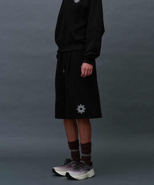 MENASOO（ミナス）の「Waffle Sweat Training Bermuda Pants_Black（スウェットパンツ・レディース・ブラック・F）」の10枚目の写真