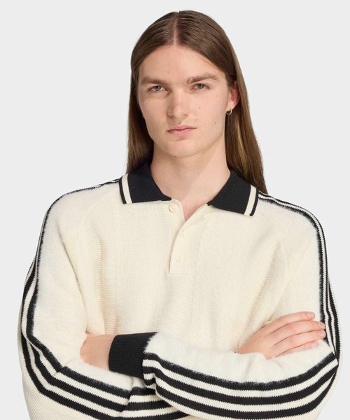 adidas(アディダス)の「プレミアム ニット ジャージー / アディダスオリジナルス adidas Originals(Tシャツ/カットソー・メンズ・ホワイト・SMALL/MEDIUM/LARGE/X-LARGE/XX-LARGE/X-SMALL/3XL)」の11枚目の写真