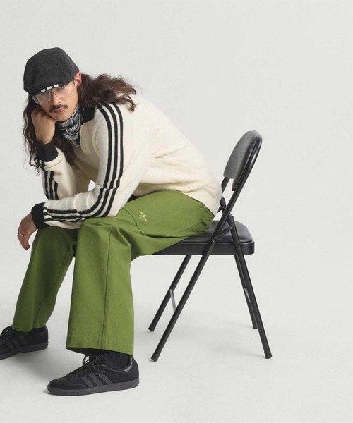 adidas(アディダス)の「プレミアム ニット ジャージー / アディダスオリジナルス adidas Originals(Tシャツ/カットソー・メンズ・ホワイト・SMALL/MEDIUM/LARGE/X-LARGE/XX-LARGE/X-SMALL/3XL)」の3枚目の写真