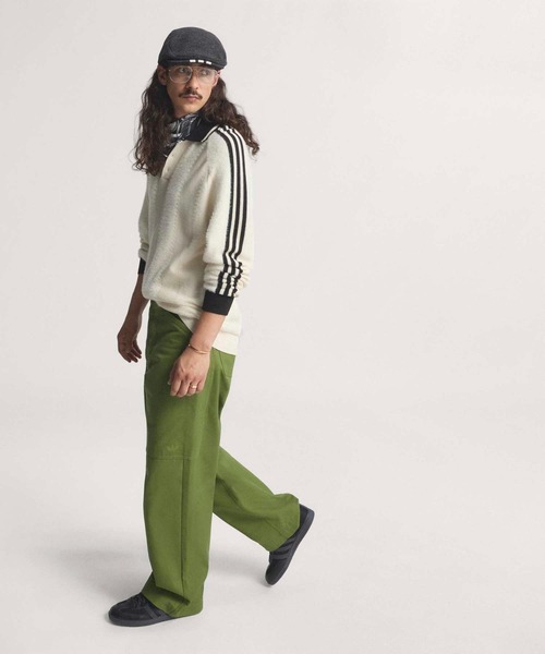 adidas(アディダス)の「プレミアム ニット ジャージー / アディダスオリジナルス adidas Originals(Tシャツ/カットソー・メンズ・ホワイト・SMALL/MEDIUM/LARGE/X-LARGE/XX-LARGE/X-SMALL/3XL)」の8枚目の写真