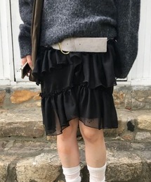 イレギュラーフリルスカート