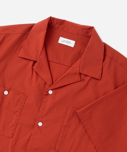 Saturdays NYC(サタデーズ ニューヨークシティ )の「Canty CN SS Shirt(シャツ/ブラウス・メンズ・レンガ/カーキ/ネイビー・M/L/S)」の7枚目の写真