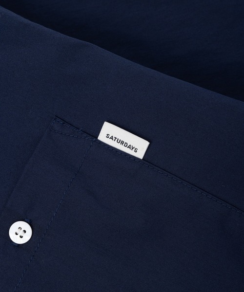 Saturdays NYC(サタデーズ ニューヨークシティ )の「Canty CN SS Shirt(シャツ/ブラウス・メンズ・レンガ/カーキ/ネイビー・M/L/S)」の9枚目の写真