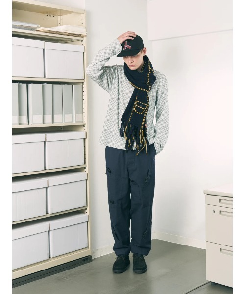 PHINGERIN(フィンガリン)の「GINGHAM L/S WAFFLE THERMAL(Tシャツ/カットソー・メンズ・その他2/その他1・L)」の3枚目の写真