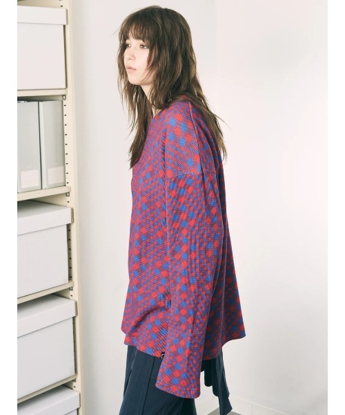 PHINGERIN(フィンガリン)の「GINGHAM L/S WAFFLE THERMAL(Tシャツ/カットソー・メンズ・その他2/その他1・L)」の7枚目の写真