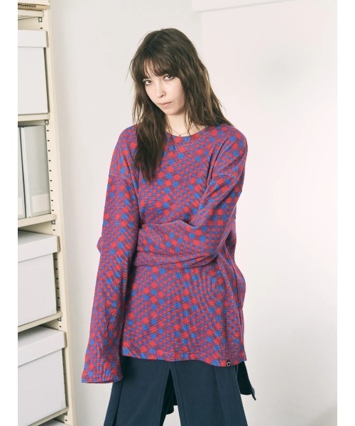 PHINGERIN(フィンガリン)の「GINGHAM L/S WAFFLE THERMAL(Tシャツ/カットソー・メンズ・その他2/その他1・L)」の6枚目の写真