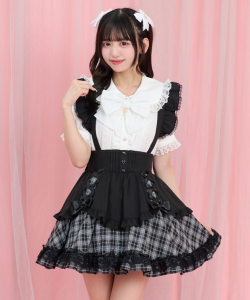 Secret Honey(シークレットハニー)の「エンジェルモチーフブラウス(シャツ/ブラウス・レディース・オフホワイト/ブラック・MEDIUM)」の8枚目の写真