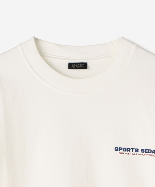 SEDAN ALL-PURPOSE(セダンオールパーパス)の「SEDAN ALL-PURPOSE | コットン 長袖プリントTシャツ MEN(Tシャツ/カットソー・メンズ・オフホワイト/ブラック・M/L)」の6枚目の写真