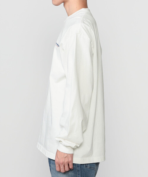 SEDAN ALL-PURPOSE(セダンオールパーパス)の「SEDAN ALL-PURPOSE | コットン 長袖プリントTシャツ MEN(Tシャツ/カットソー・メンズ・オフホワイト/ブラック・M/L)」の11枚目の写真