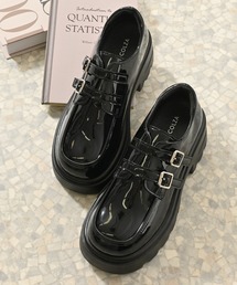 ダブルベルトローファー