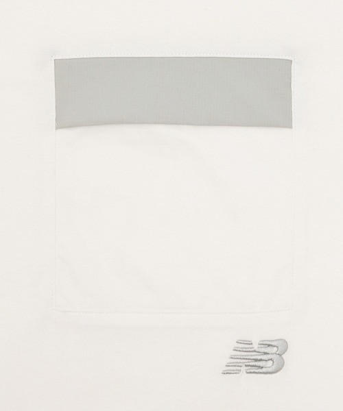NEW BALANCE(ニューバランス)の「メンズファンクショナルポケットショートスリーブTシャツ(Tシャツ/カットソー・メンズ・ライトグレー/ブラック・SMALL/MEDIUM/LARGE/X-LARGE/XX-LARGE)」の10枚目の写真
