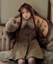 mideal | lady peplum fur coat / レディペプラムファーコート(その他アウター)
