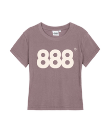 NUMBER.888 レディース スリムフィット 半袖Tシャツ 6 COLORS